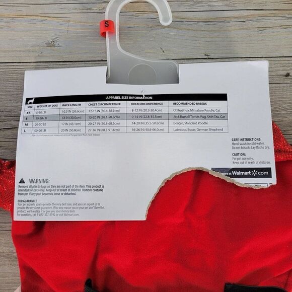 Vibrant Life Lobster Dog Costume Sz S - Picture 4 of 5
